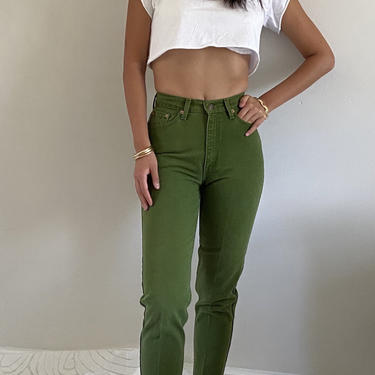 80s Levi's olive denim jeans / vintage Levis 512 high waisted | Recap  Vintage Studio | Philadelphia, PA