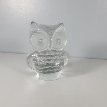 Glass Owl Bookend 