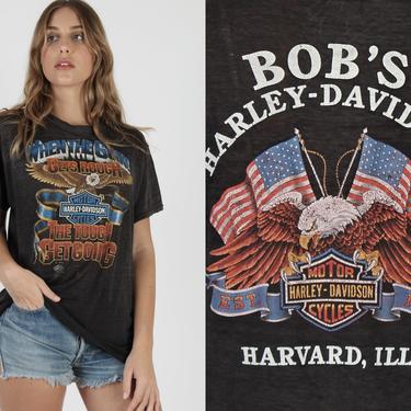 3D Emblem Going Gets Tough Tee / Black 50 50 Harley Davidson T