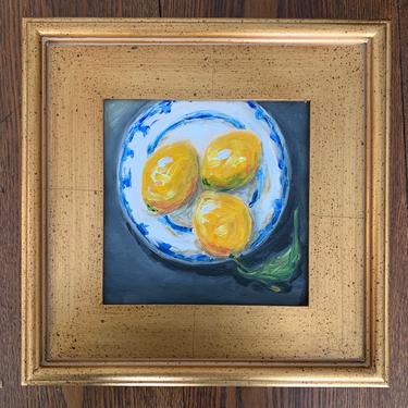 Plated Lemons Original Art