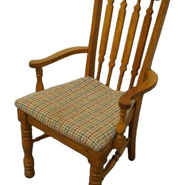 Broyhill / Lenoir Chair Co. Oak Country French Dining Arm Chair 5720-80 