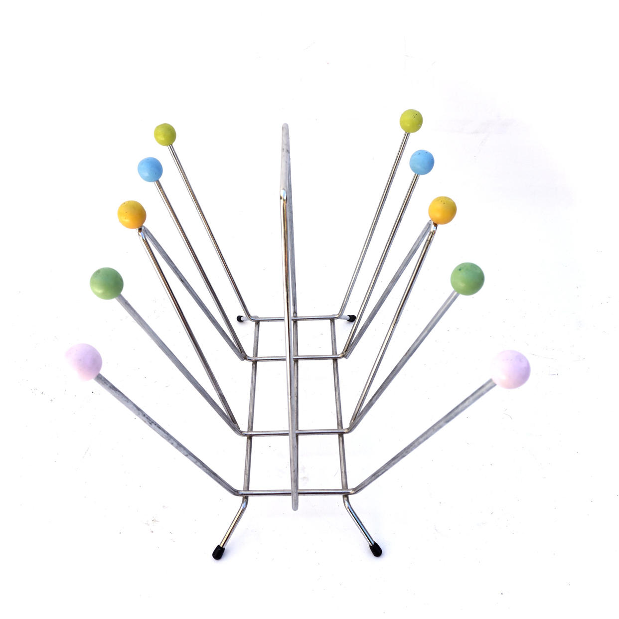 Rare Eames Sputnik Metal Magazine Rack | 1950’s Atomic | Electric ...