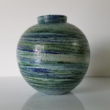 1987 Mid-Century Signed Studio Pottery Vase 