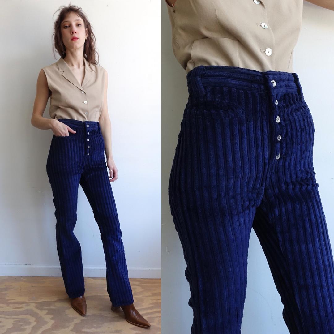 navy blue corduroy pants