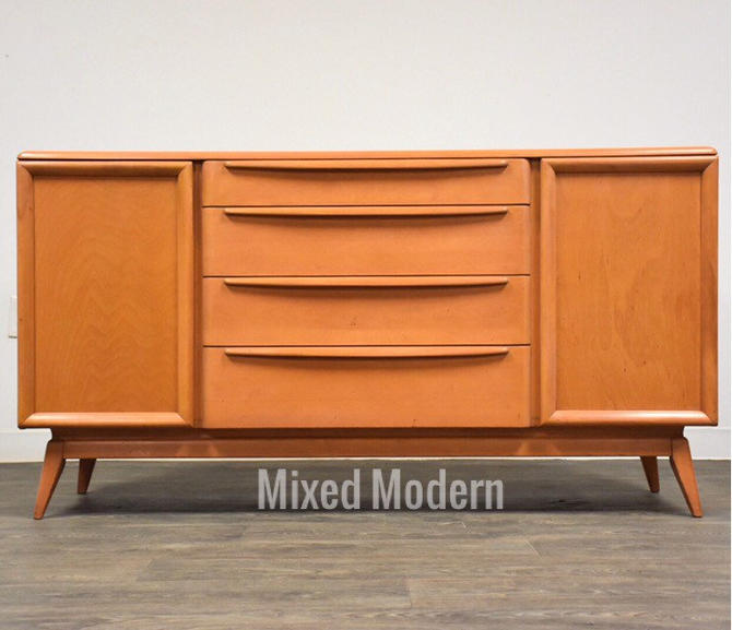 Heywood Wakefield Modern Birch Credenza By Mixedmodern1 From Mixed