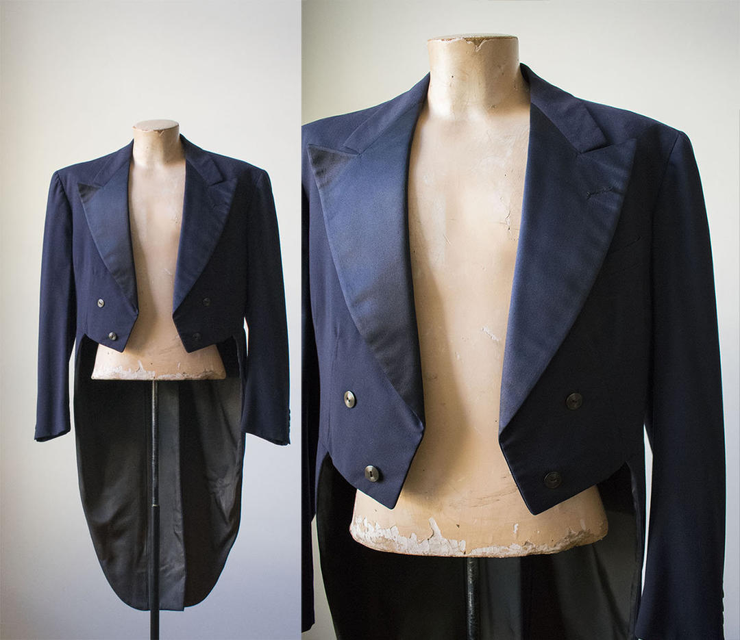 Vintage tuxedo jacket sales with tails