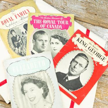Vintage British Royal Family Pictorial Magazines - Set of 4