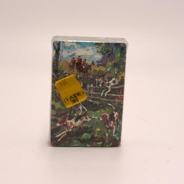 vintage fox and hound playing cards/Nu Vue playing cards/deck of cards/new old stock 
