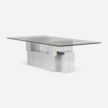 Cityscape dining table, model PE 639 (Paul Evans)