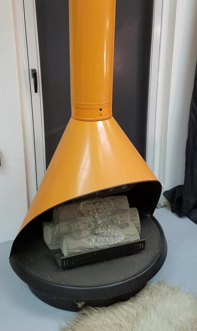 Mid Century Modern Electric Fireplace From Vintage Mc Of Frederick