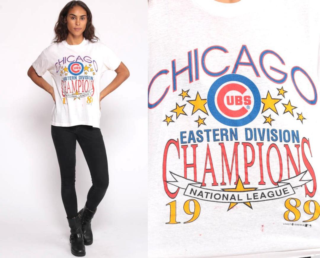 Chicago Cubs 1989 National League East Division Champions Shirt