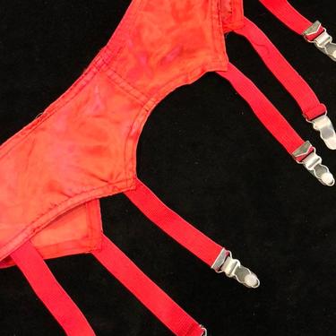 1950s Red Satin Garter Belt Rare 6 Garters | The Girl Can't Help It - San  Diego, CA