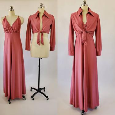 1970s Evening Gown w/ Bolero Jacket and Grand | Hey Sailor Nice Vintage -  Atlanta, GA | ATTIC