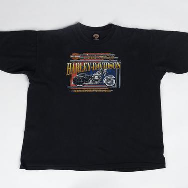 Vintage 1997 Classic Heritage Harley Davidson T Shirt - XXL | 90s Unisex Bell County Texas Motorcycle Graphic Souvenir Tee 