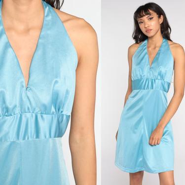 princess polly baby blue dress 70s Sequin Dresses, Disco Dresses