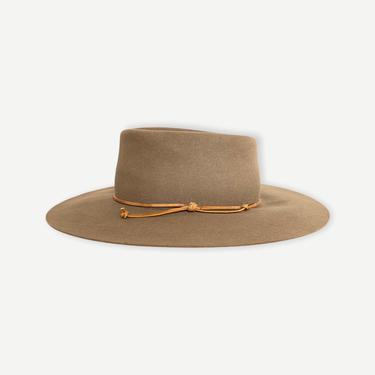 Vintage 1960s THOROUGHBRED Cowboy Hat ~ size 7 1/4 ~ Cowboy ~ 8X Fur Felt Fedora ~ Wide Brim ~ Gambler 