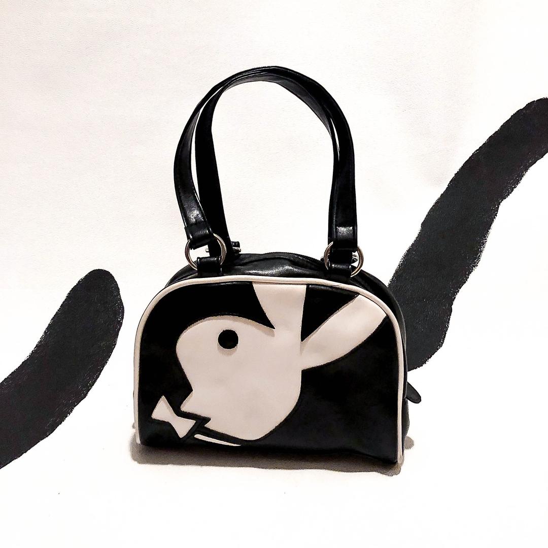 Playboy Black And White Monogram Manhattan Bag - $66 - From