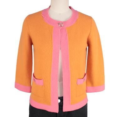 Chanel Single Button Cardigan