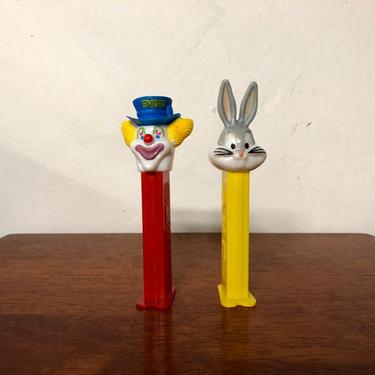 Vintage Pair of PEZ Dispensers Bugs Bunny and Bozo The | Over the Years ...