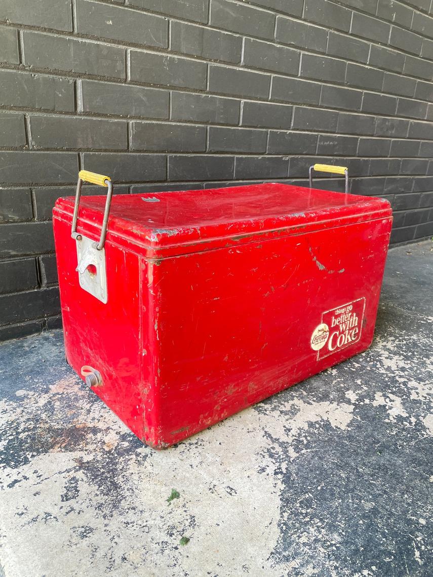 1960 coca cola ice chest