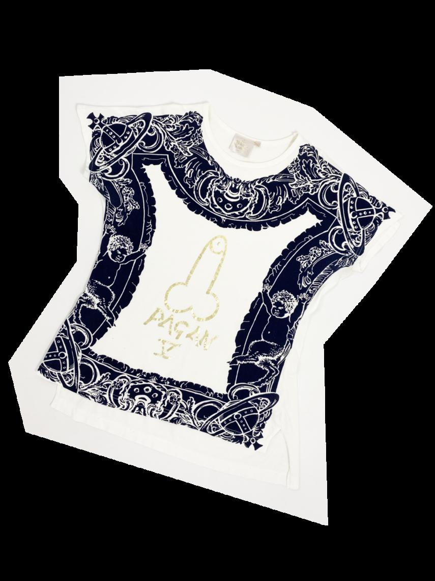 Vivienne Westwood S/S 1990 Pagan V penis print t-shirt | James 