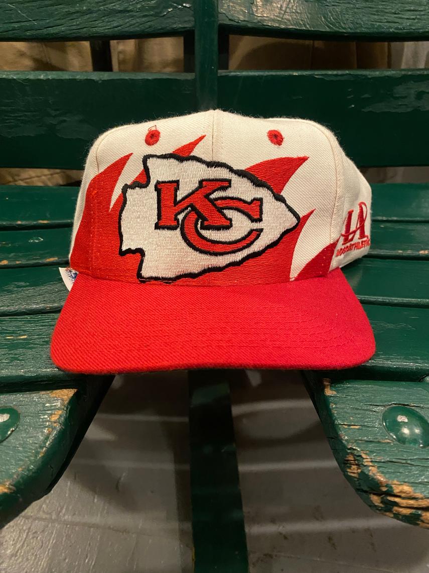 Vintage Kansas City Chiefs Hat Cap Logo Athletic Sharktooth Snap Back Wool  NFL