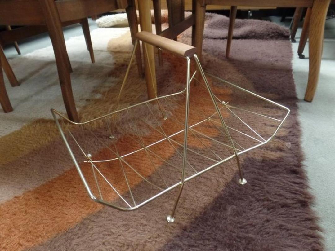 Mid century firewood holder sales
