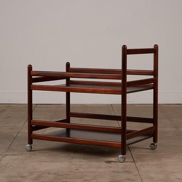 Rosewood Bar Cart by Niels Erik Glasdam Jensen