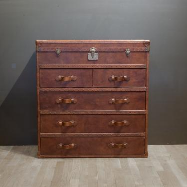 Restoration Hardware Mayfair Steamer Chest Leather Dresser in | S16 Home -  San Francisco, CA | ATTIC