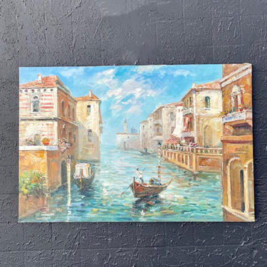 Venice Gondola Scene Painting