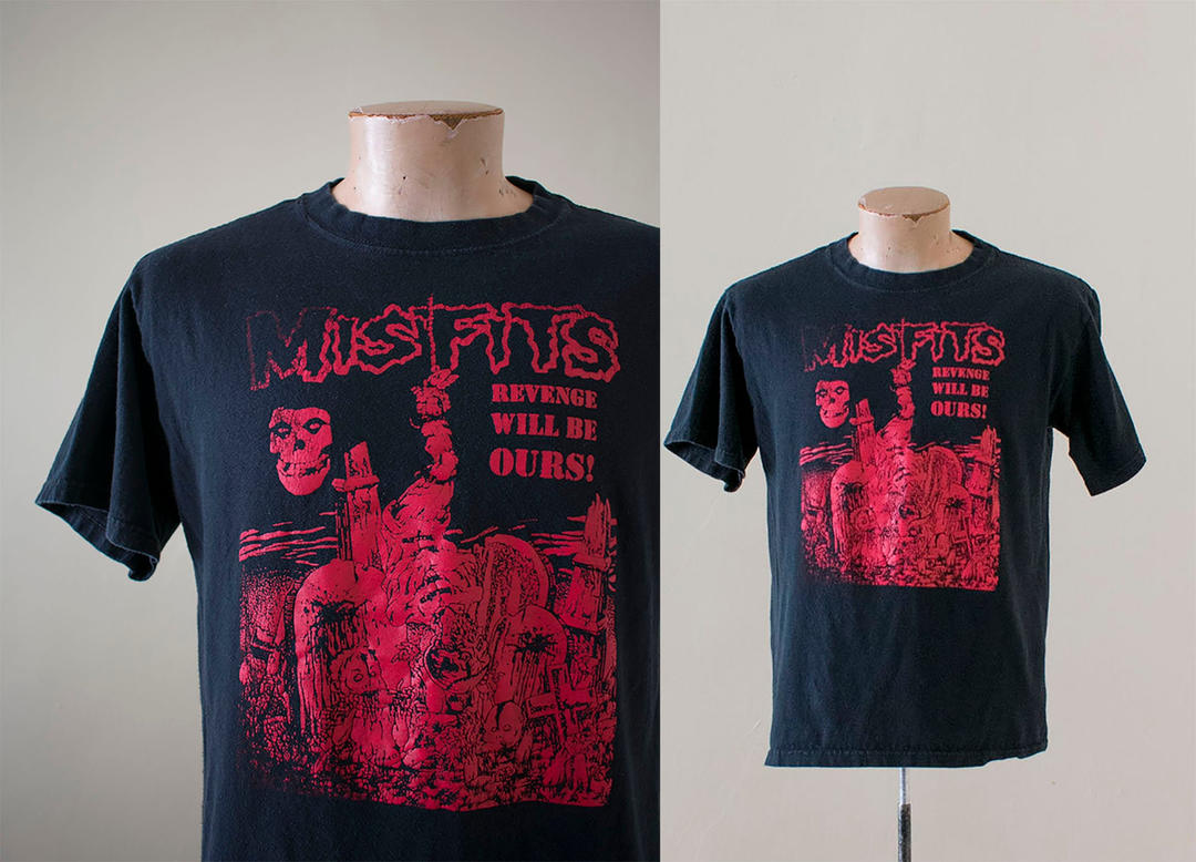 Misfits Rock Band Vintage T-shirt - Listentee