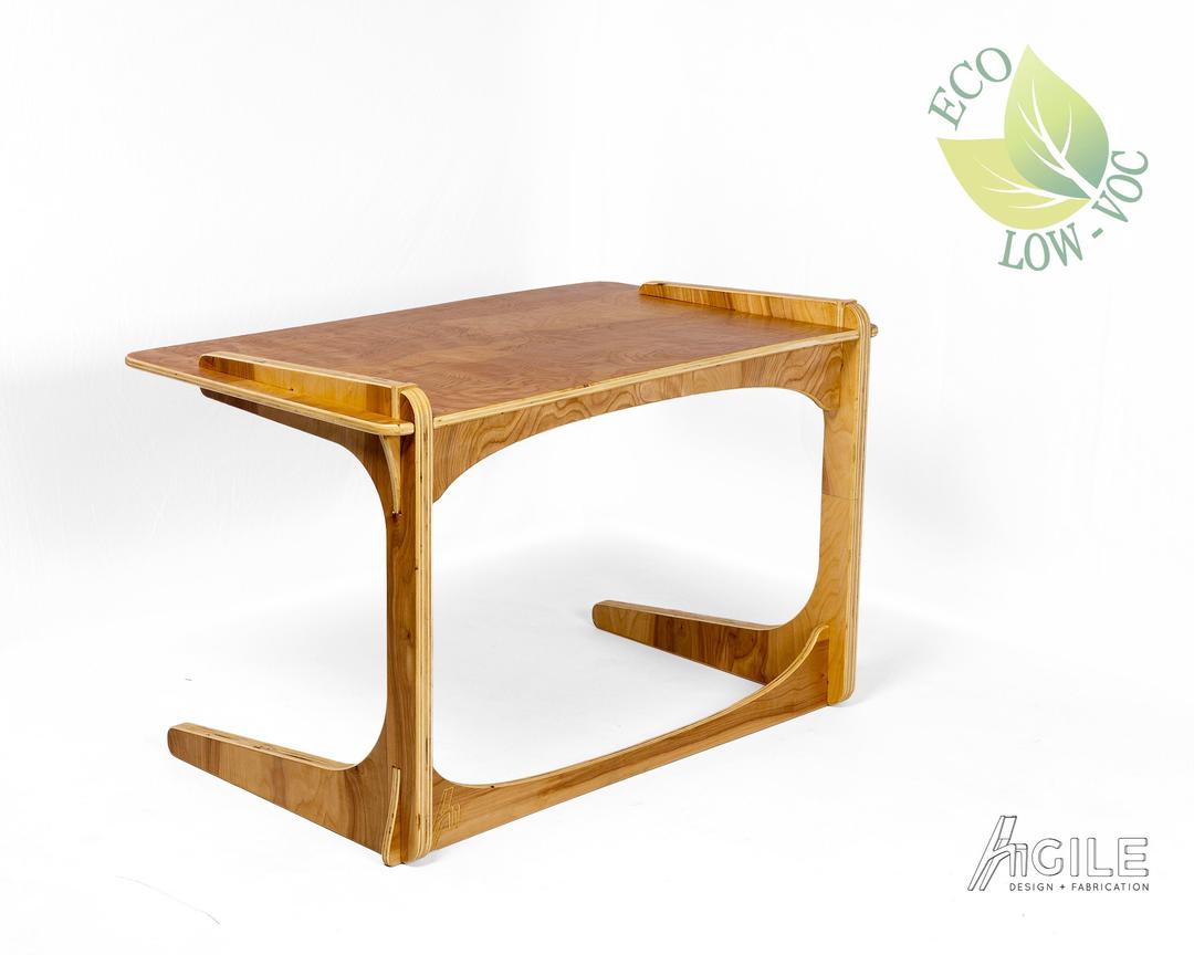 The AGILE DESK is a custom dimension writing and computer Agile