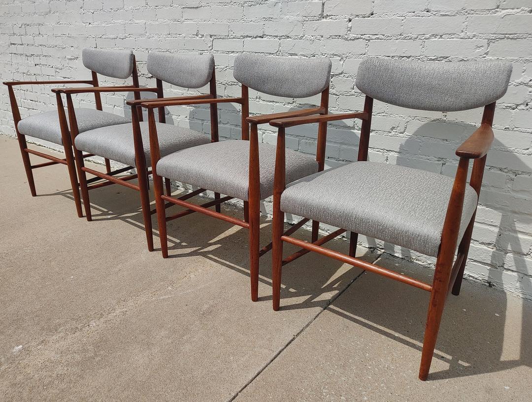 Mid Century Danish Modern Teak Chairs Vintage Vault Tulsa, OK