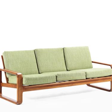 Minimalist Bentwood 3-Seater Sofa in Solid Teak 