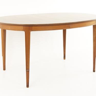Mount Airy Janus Mid Century Dining Table with 2 Leaves - mcm 