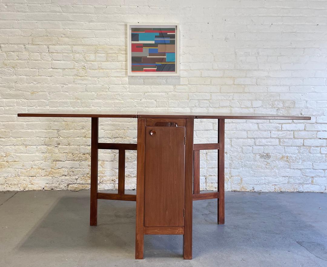 Mid Century MODERN FOLDING DINING Table Circa60 Weehawken, NJ