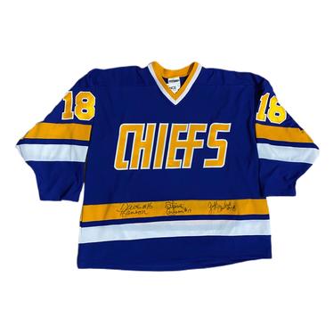 (XL) Chiefs Hanson #18 Hockey Jersey 062021 LM