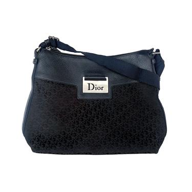 Dior Navy Monogram Crossbody Bag