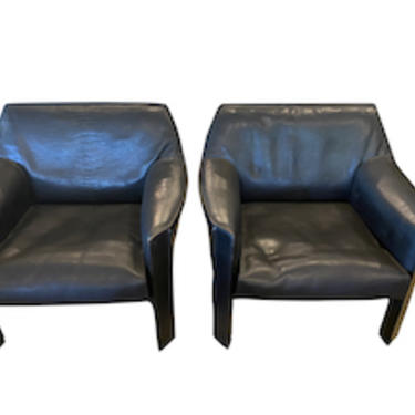 SOLD &#8211; Pair of Bellini CAB 415 Lounge Chairs, Italy, 1980&#8217;s
