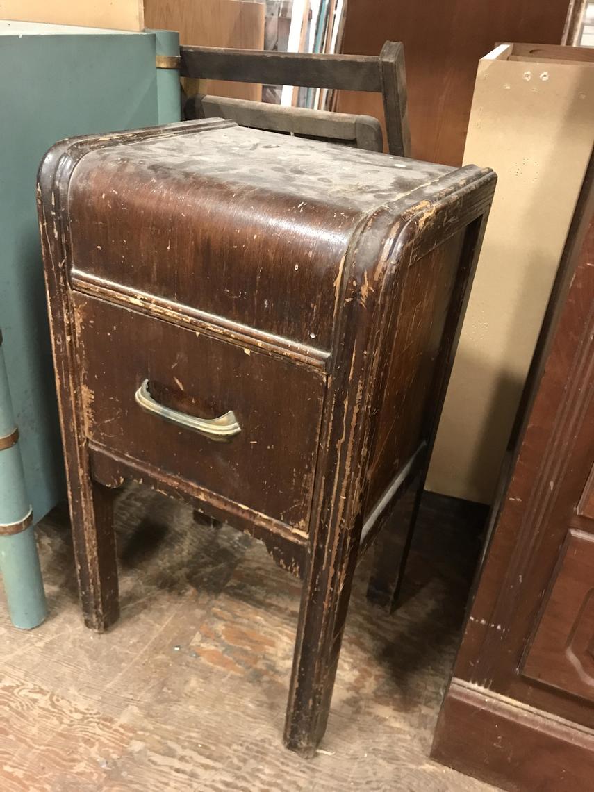 Small waterfall nightstand 15” W 12” D 26” H Earthwise Architectual