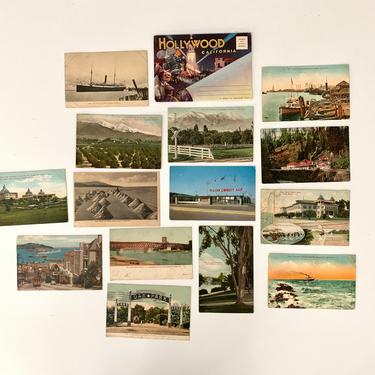 Vintage California Postcards- Lot of 15 