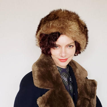 50s Fox Fur Brown hat Vintage 1950s Fox Fur Hat Brown Fur Hat Cute Vintage 50s  main image 4