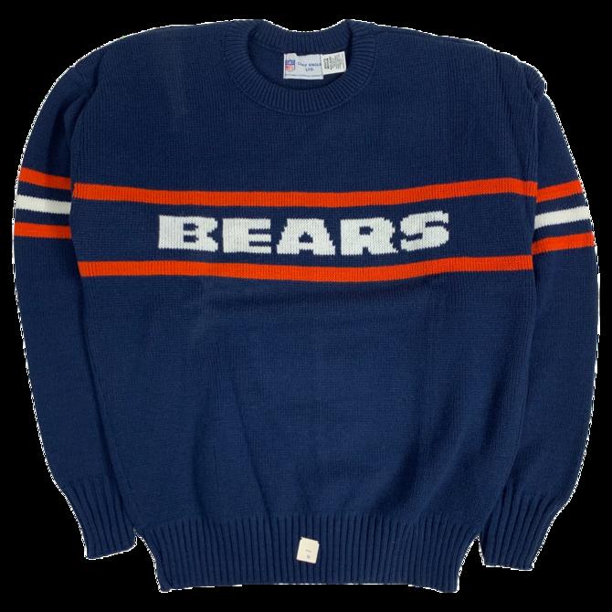 Vintage NFL (Cliff Engle) - Chicago Bears Crew Neck Knit Sweater 1980s Large