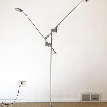 Robert Sonneman George Kovacs Feather double floor lamp mid century 