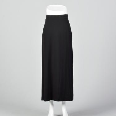 Medium Issey Miyake 1990s Black Skirt 90s Minimalist Skirt 90s Miyake Minimalist Maxi Skirt 90s Black Skirt 