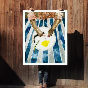 Something New . extra large wall art . giclee print 