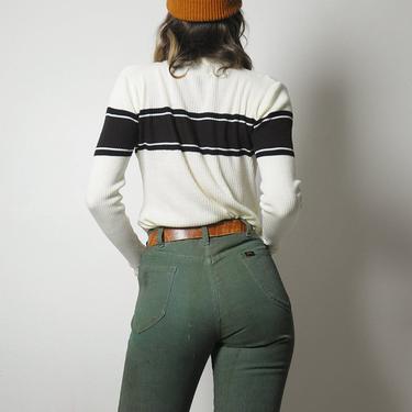 1970's Hunter Green Lee Jeans 30x28"