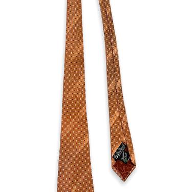 Vintage 1930s/1940s FASHION CRAFT Silk Necktie ~ Polka Dot ~ Art Deco / Rockabilly / Swing ~ Neck Tie / Cravat ~ Foulard 