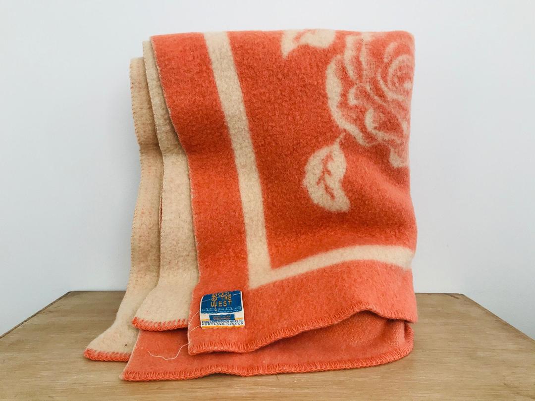 Retro wool blankets sale