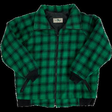 Vintage L.L. Bean &quot;Forest Green Plaid&quot; Lined jacket